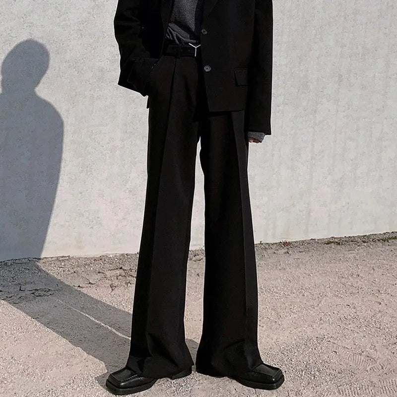 Men’s Wide-Leg Tailored Trousers